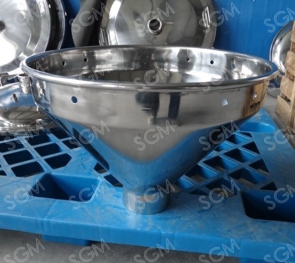 Stainless Steel Conical Filling Machine hopper