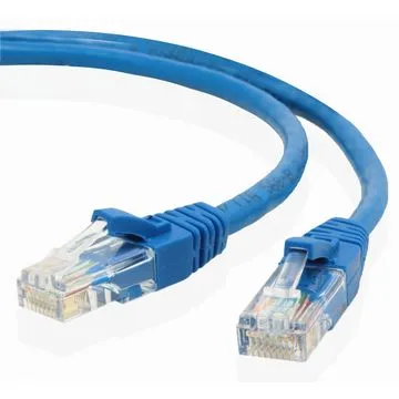 Cat5e patch cords, RJ45, blue, PVC, 3m