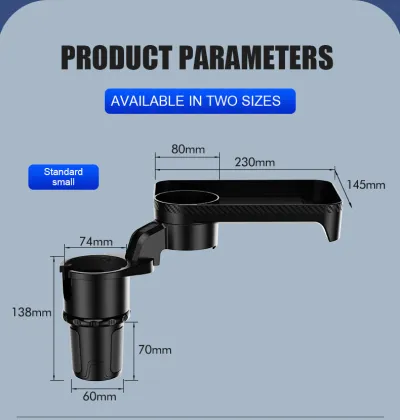 Adjustable Table Car Cup Holder Tray for Yeti 20/26/30 oz & CamelBak 32/40 oz Bottles - 3.4''-3.8'' Compatible