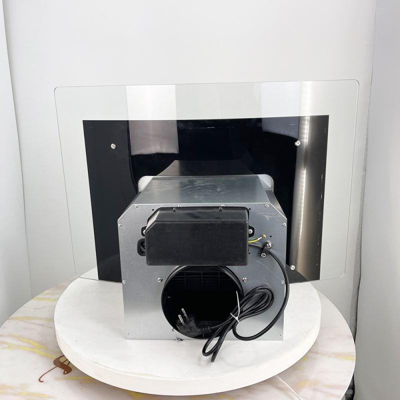 Hot Sell Powerful Free Standing Quiet Design Integrated Kitchen Range Cooker Hood