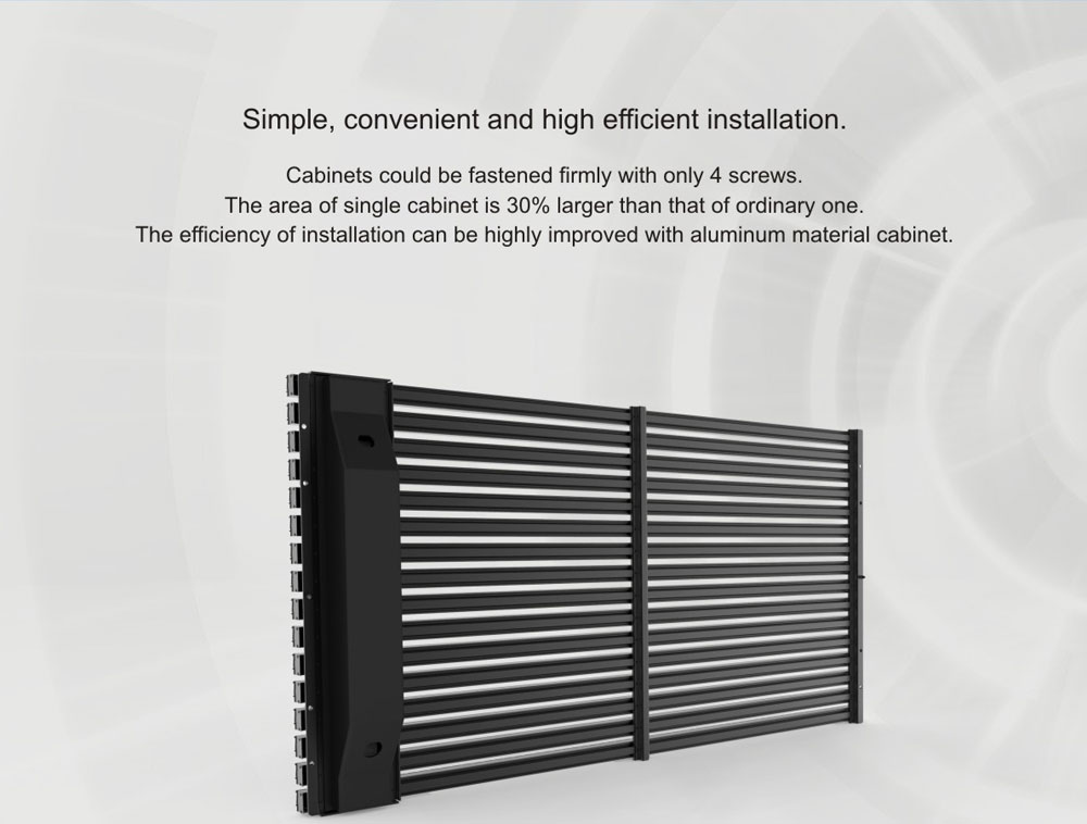 Outdoor Grille Curtain& video media facadeP15.625--04