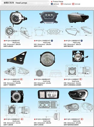 Kinglong Original Bus Headlamp Parts & Other Zhongtong Bus Components