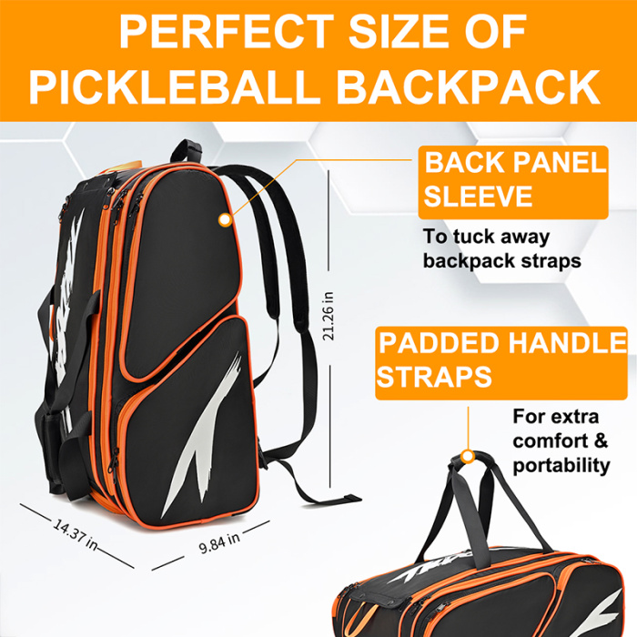 Tildosac Versatile Pickleball Bag With Multiple Pockets