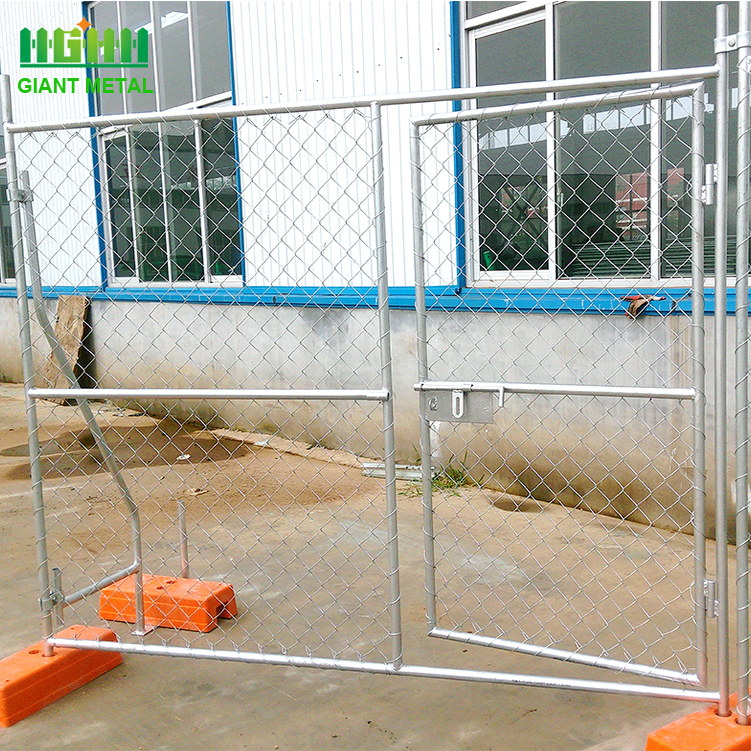 U.S Galvanized Temporary Used Chain Link Fence