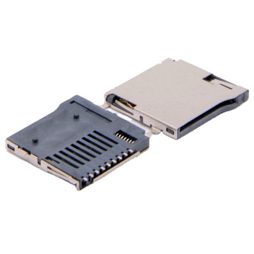 8P Push-Pull Type Micro SMT SD Card Socket for PCB