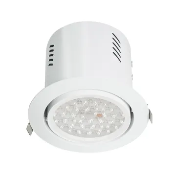 Colorful Rotating LED Spot Lights for Jewelry Display and Exhibition Halls