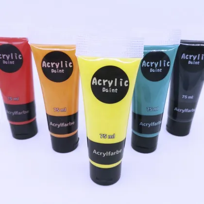 Professional 75ml Pigment Art Supplies Acrylic Painting Set