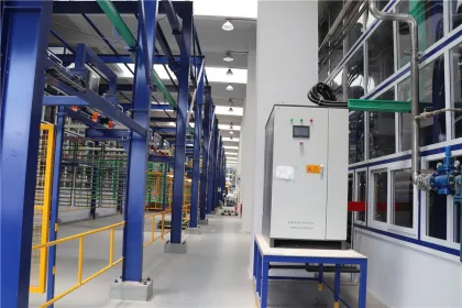 Electroplating line electrical automation control system