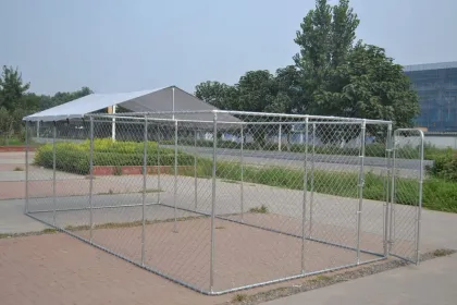 chain link fence dog kennel