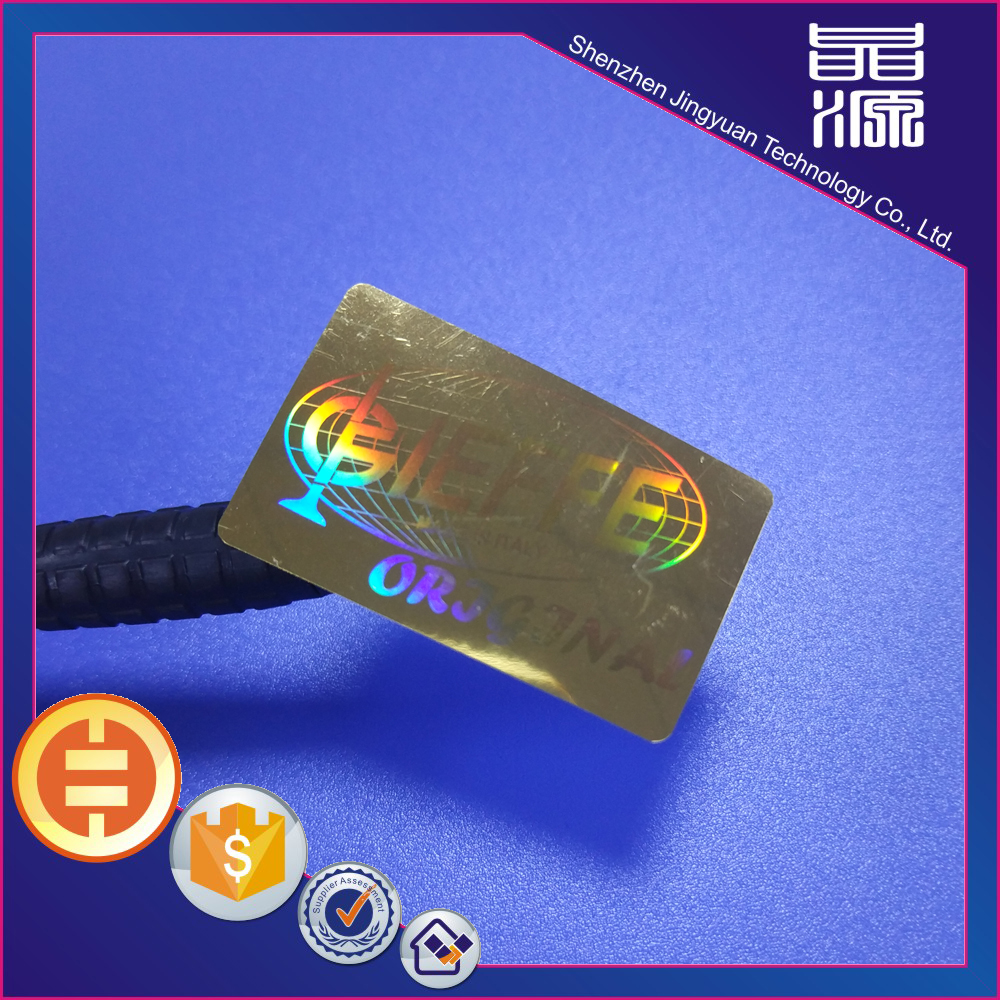 3D Effect Anti-fake Hologram Seal Sticker