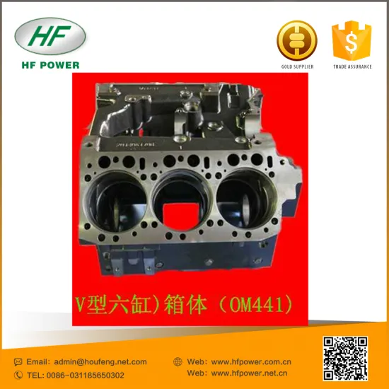 mercedes benz spare parts OM441 cylinder block V6