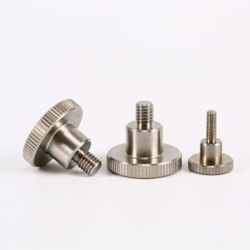 Custom Fasteners Manufacturer - OEM Black Nylon, Brass, Stainless Steel Shoulder Knurled Thumb Screws M2 M3 M5 M8