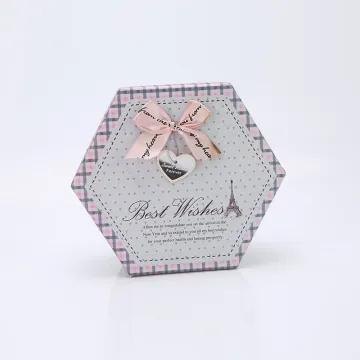 Hexagon Shape Origami Paper Gift Box