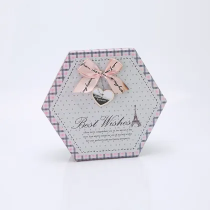 Hexagon Shape Origami Paper Gift Box