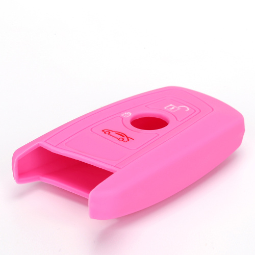 Silicone smart key case for BMW 3 buttons
