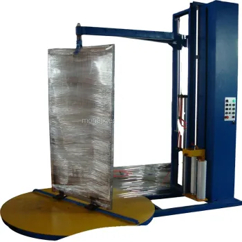 High-Quality, Grade-European Standard: Precision Quality Control Pallet Stretch Film Wrapping Machine with Top Press Option