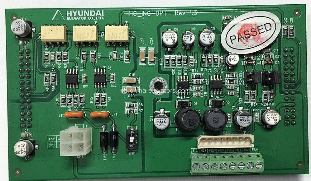 HC_INC-OPT Rev1.3 PCB ASSY para ascensores Hyundai
