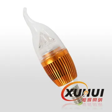 RoHS No Mercury Practical Used 3000k 3w e10 led candle light