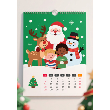 Calendario de adviento navideño para niños