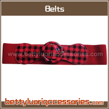 Fashion Red Elastic Belt