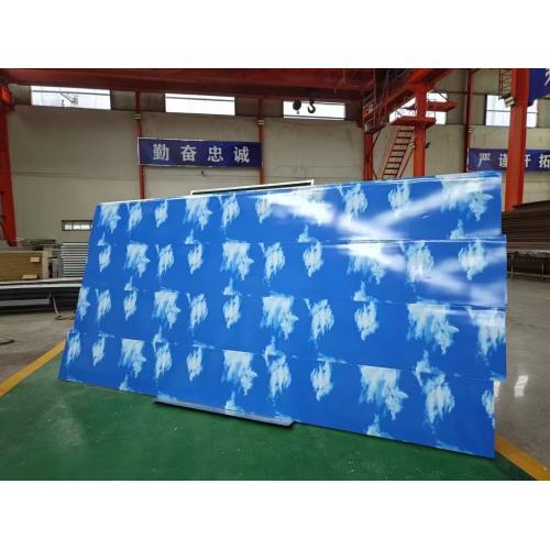 Sky Pattern PU Insulated Panel for Interior and Exterior Wall Decoration