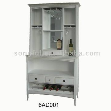 Wooden kitchen cupboard