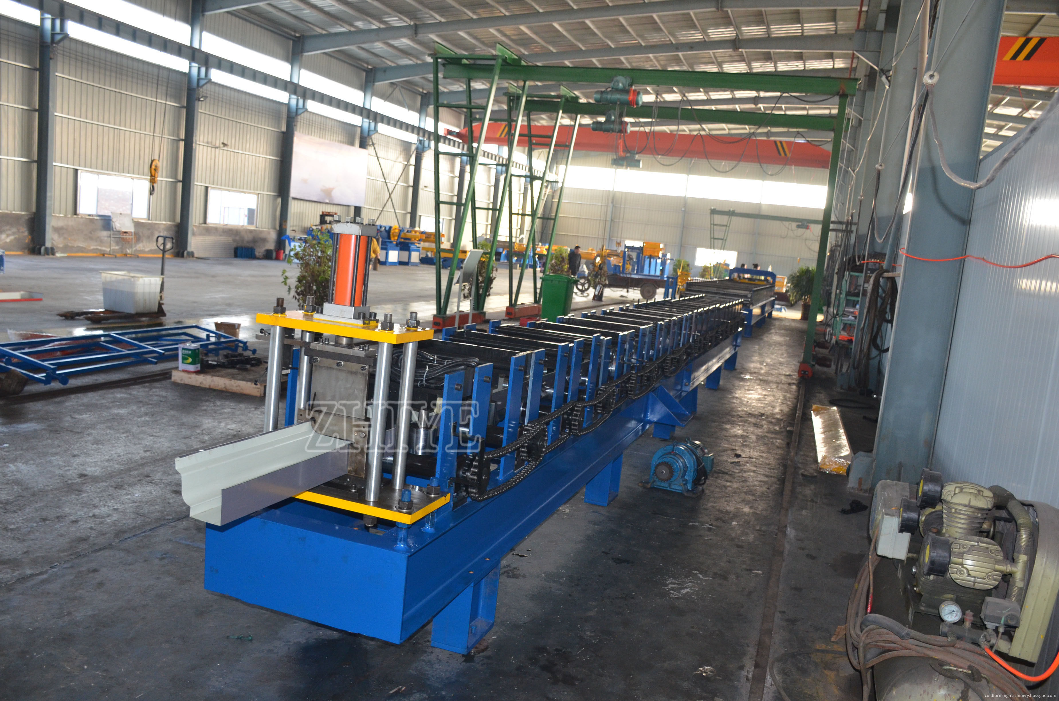 Metal Rain Gutter Roll Form Machine