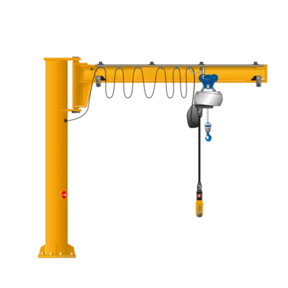 Slewing arm gib crane for sale