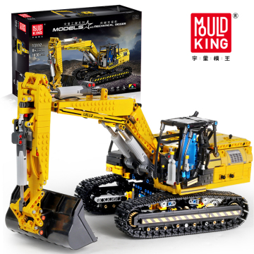 Mould King 13112: The Ultimate Automatic Remote Control Motorized Excavator Toy