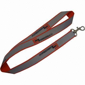 Polyester Lanyard with Printed Logos, Various Designs are Available