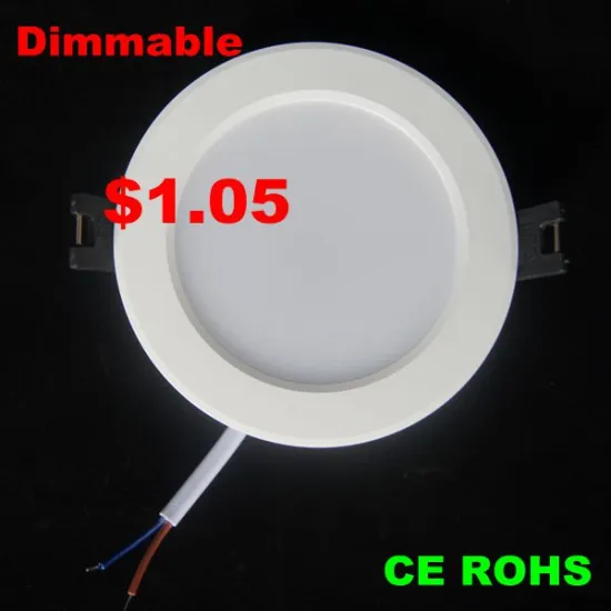 CE ROHS approved factory price 7w dimmable led downlight