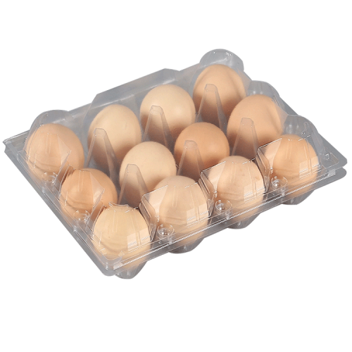 Oghere 12 Clear Egg Box Plastic Egg Tray