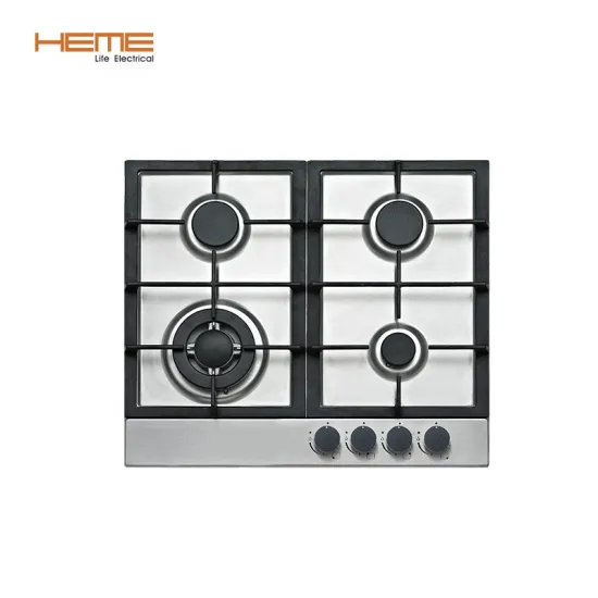 China Manufacturer 4 Burner Gas Cooktop Stainless Steel Panel Built-in Cooker Hob