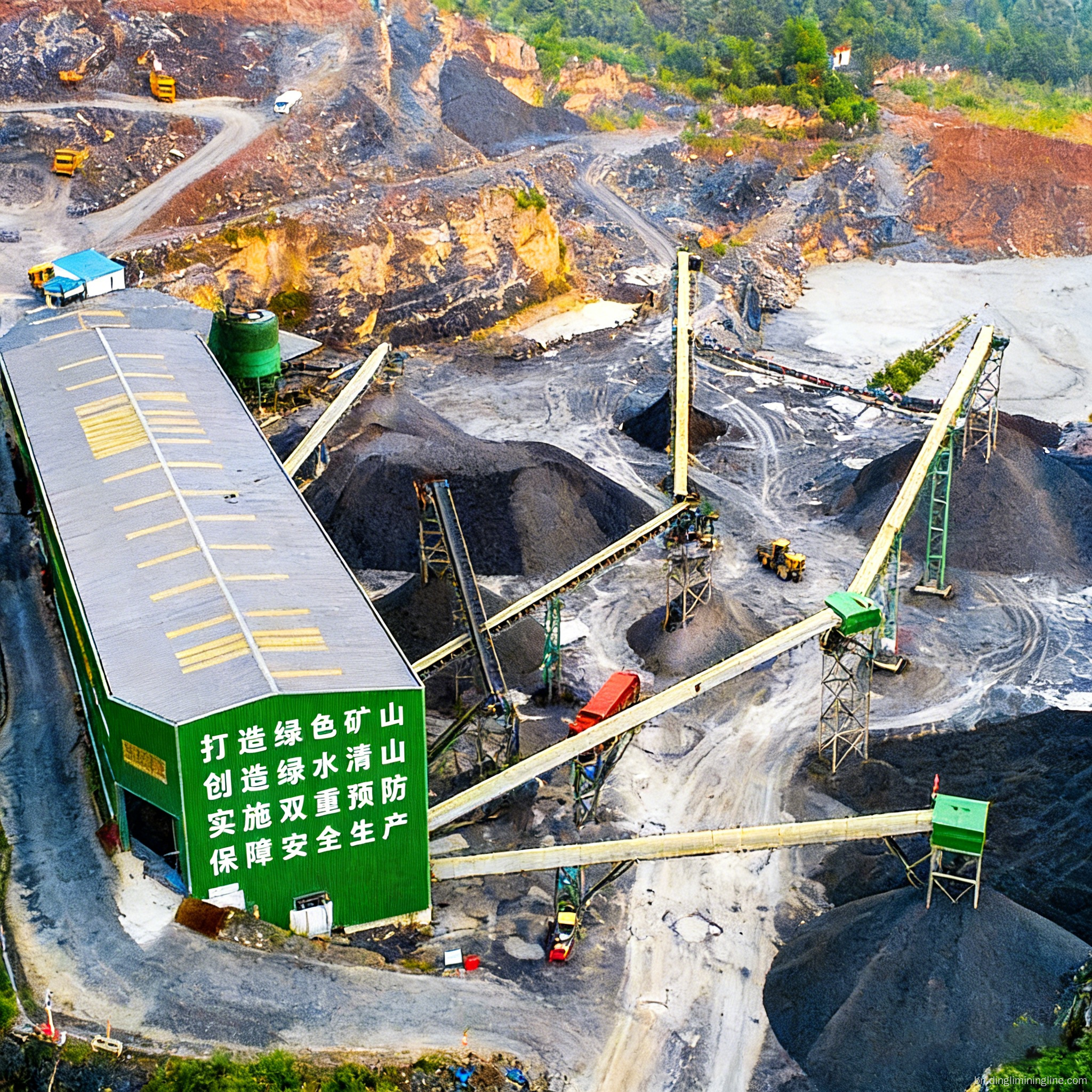 1200 TPH উচ্চ-গ্রেড বালি এবং সামগ্রিক উত্পাদন লাইন