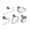 6-Piece Gold Luxury Stainless Steel Bathroom Hardware and Accessories Set
