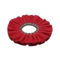 Red oblique cutting polishing cloth wheel