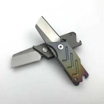 Mini couteau de poche de chasse de survie porte-clés