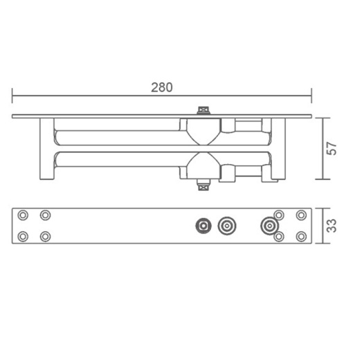 Versteckte Überkopftür näher