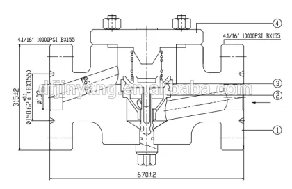 API Spec 6A Check Valve for oil well drilling 2015