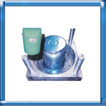 Polystyrene, Nylon, Polypropylene 3d Injection Moulding, Multi Cavity Mold Plastic Dustbin