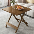 طاولة جانبية قابلة للطي من الخيزران لغرفة المعيشة