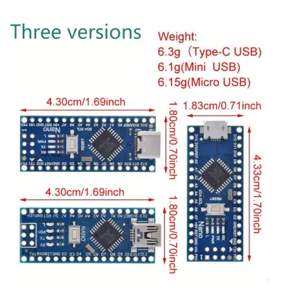 ATmega168 ATmega168P Development Board Compatible with CH340 and Arduino