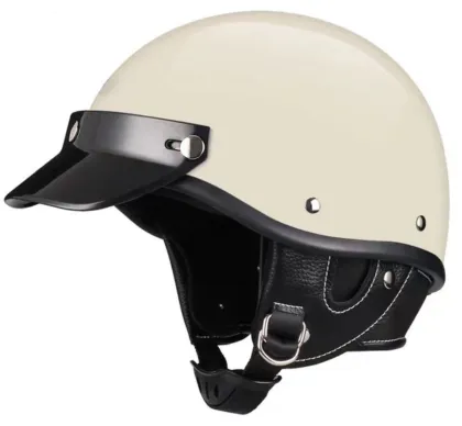 PP/ABS Blue Half Face Helmet