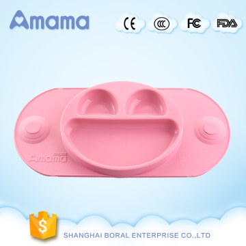 Top manufacturer unbreakable soft safe baby placemat silicone