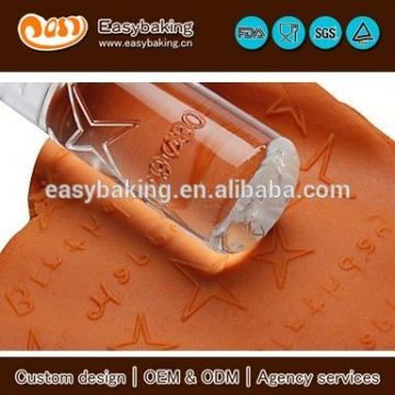 Custom happy birthday starry acrylic cake decoratioing fondant rolling pin