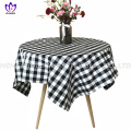 100% cotton grid table cloth-square for sale