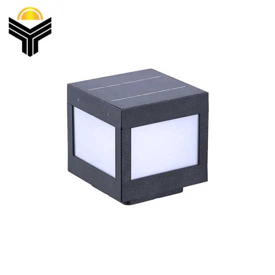 Modern Aluminum Garden Gate with IP55 Waterproof Solar LED Pillar Lamp