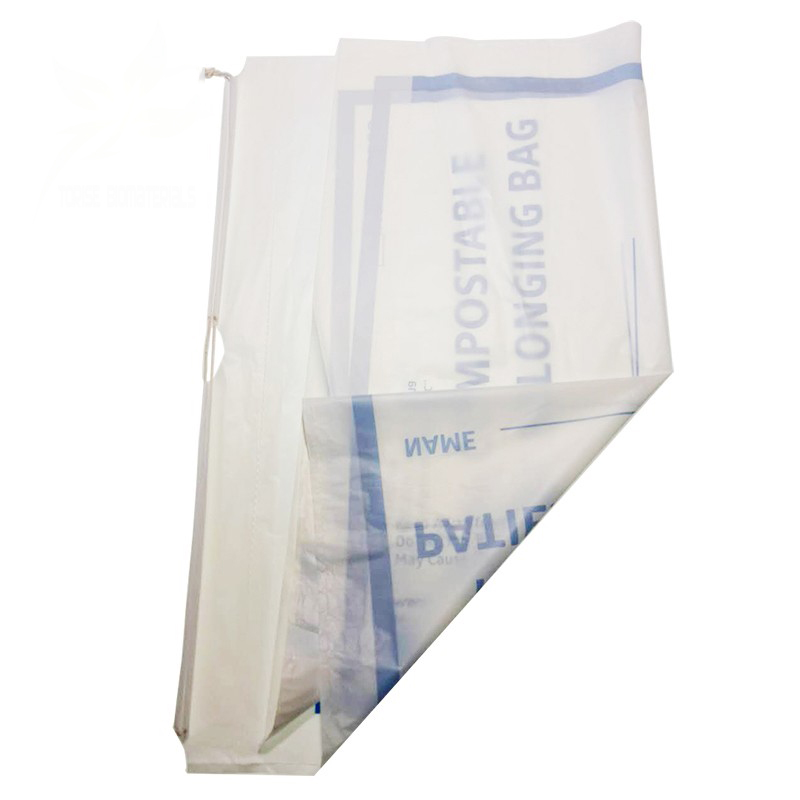 100% Biodegradable Compostable Cotton Rope Drawstring Bag