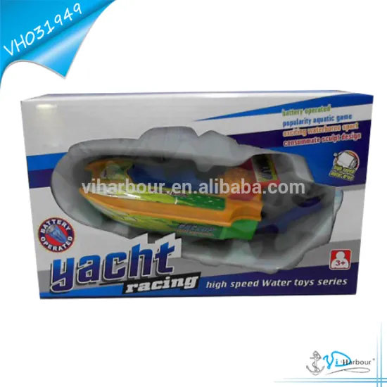 Battery Operated Toy Plastic Speed Boat Yacht