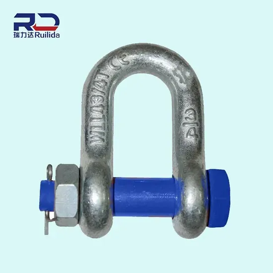 D-Type Shackle with Corrosion Resistance